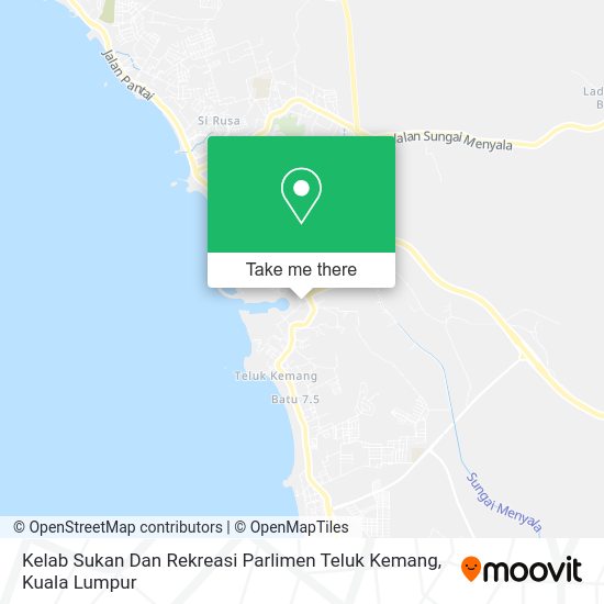 Peta Kelab Sukan Dan Rekreasi Parlimen Teluk Kemang