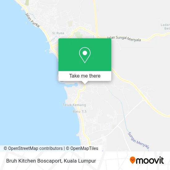 Bruh Kitchen Boscaport map