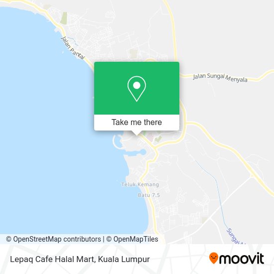 Peta Lepaq Cafe Halal Mart