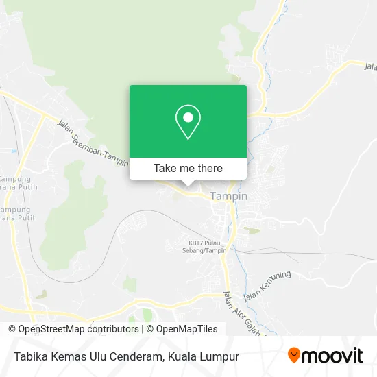 Tabika Kemas Ulu Cenderam map