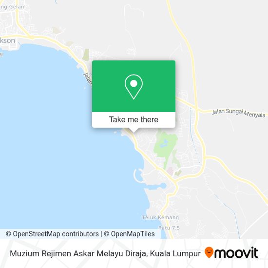 Peta Muzium Rejimen Askar Melayu Diraja