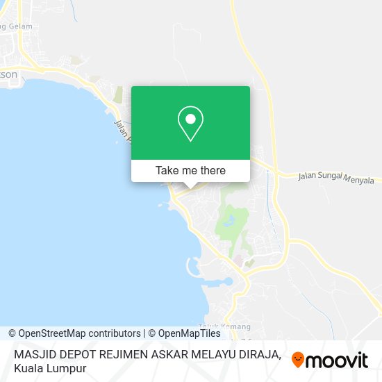 MASJID DEPOT REJIMEN ASKAR MELAYU DIRAJA map