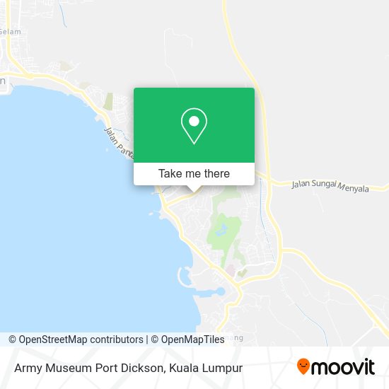 Army Museum Port Dickson map