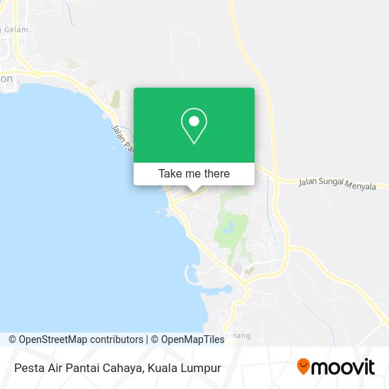 Pesta Air Pantai Cahaya map