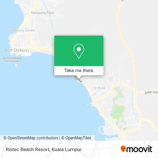 Ristec Beach Resort map