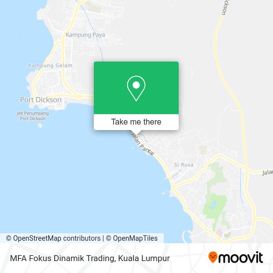 MFA Fokus Dinamik Trading map