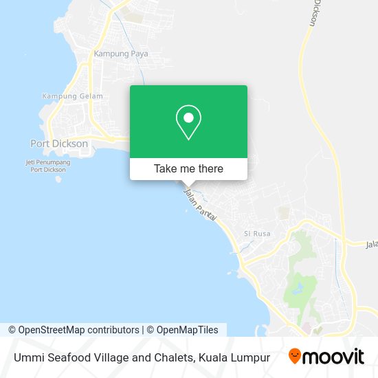 Ummi Seafood Village and Chalets map