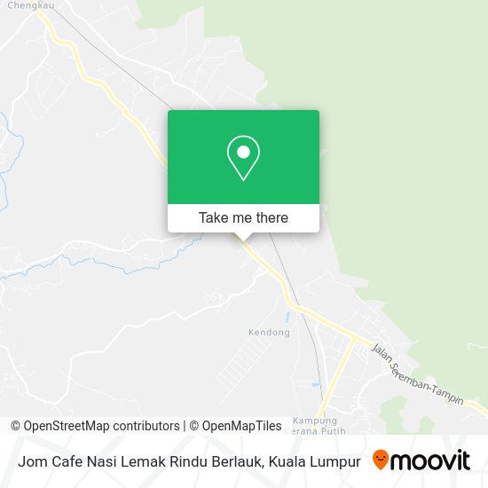 Jom Cafe Nasi Lemak Rindu Berlauk map