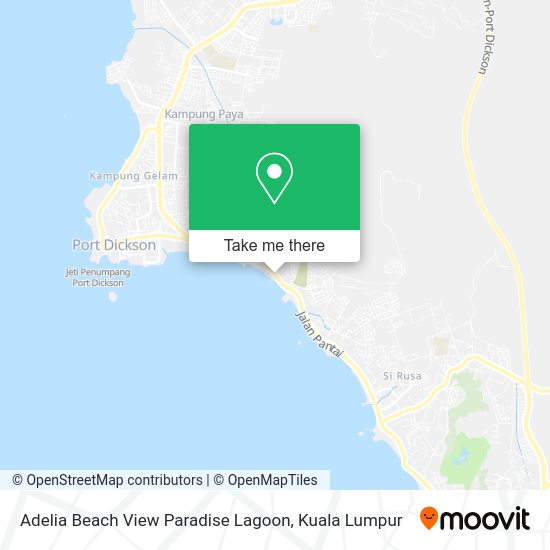 Adelia Beach View Paradise Lagoon map