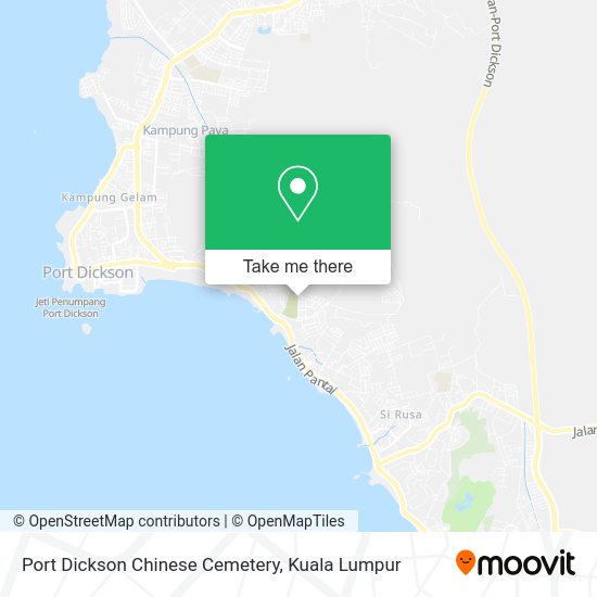 Port Dickson Chinese Cemetery map