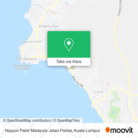 Peta Nippon Paint Malaysia Jalan Pantai