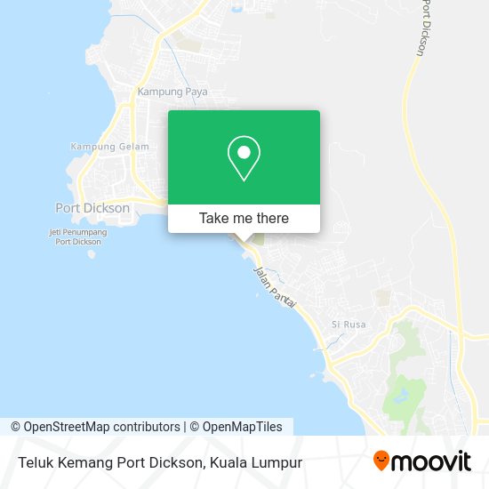 Teluk Kemang Port Dickson map