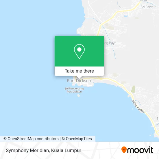 Symphony Meridian map