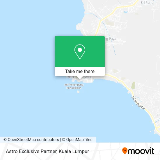 Astro Exclusive Partner map