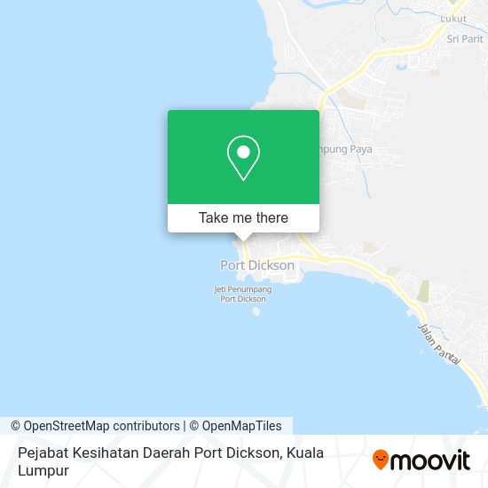 Pejabat Kesihatan Daerah Port Dickson map