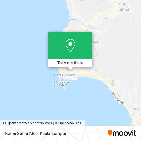 Kedai Safira Mee map