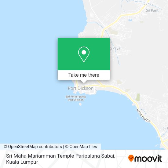 Sri Maha Mariamman Temple Paripalana Sabai map