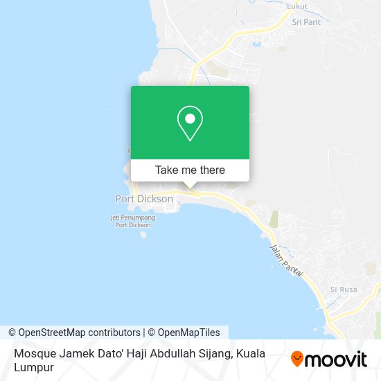 Mosque Jamek Dato' Haji Abdullah Sijang map