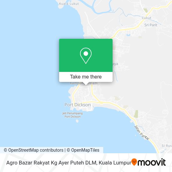 Agro Bazar Rakyat Kg Ayer Puteh DLM map
