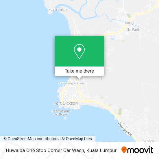 Huwaida One Stop Corner Car Wash map