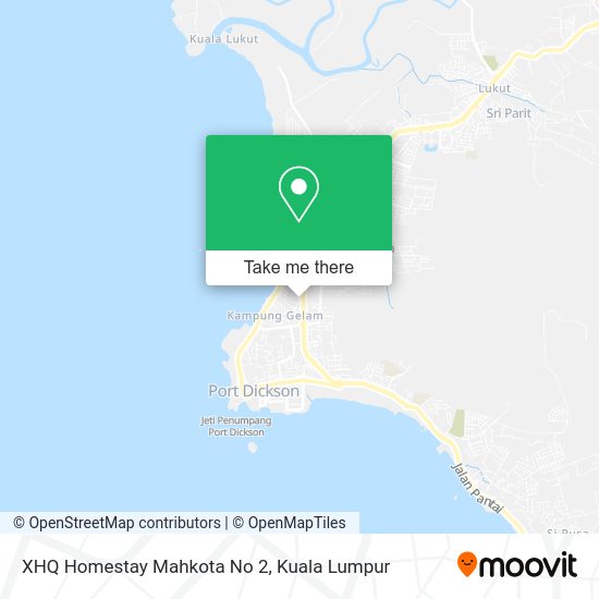 XHQ Homestay Mahkota No 2 map