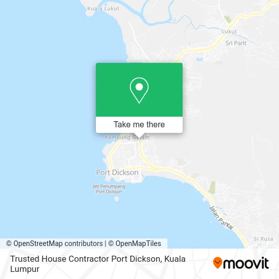 Trusted House Contractor Port Dickson map