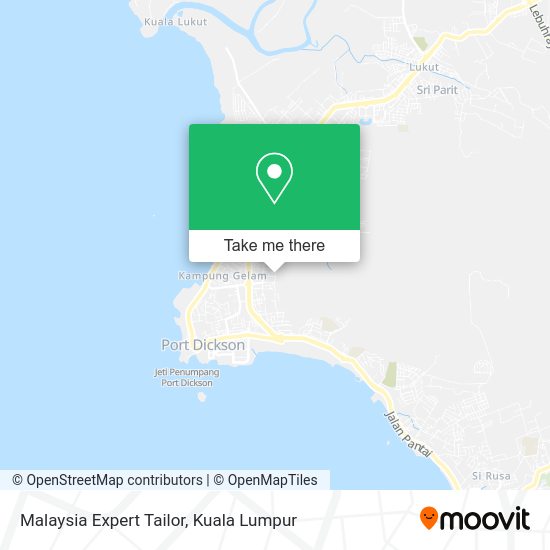 Malaysia Expert Tailor map