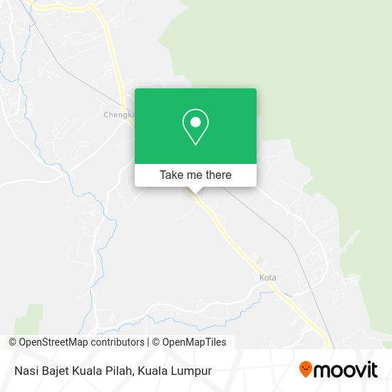 Nasi Bajet Kuala Pilah map