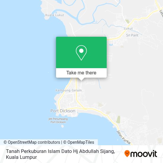 Tanah Perkuburan Islam Dato Hj Abdullah Sijang map