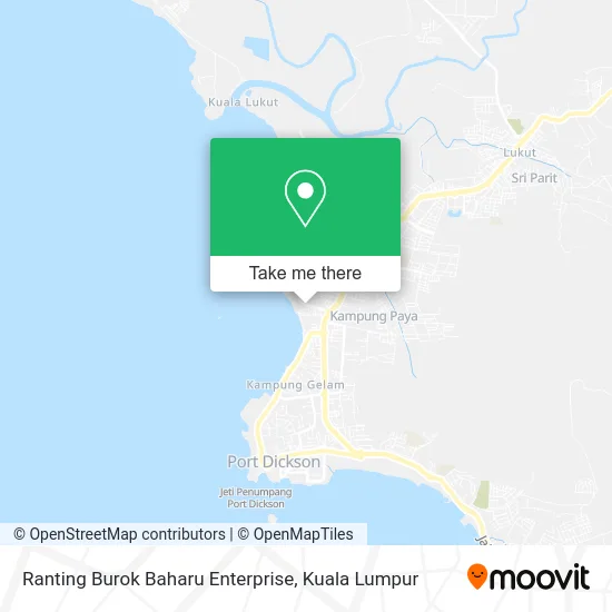 Ranting Burok Baharu Enterprise map