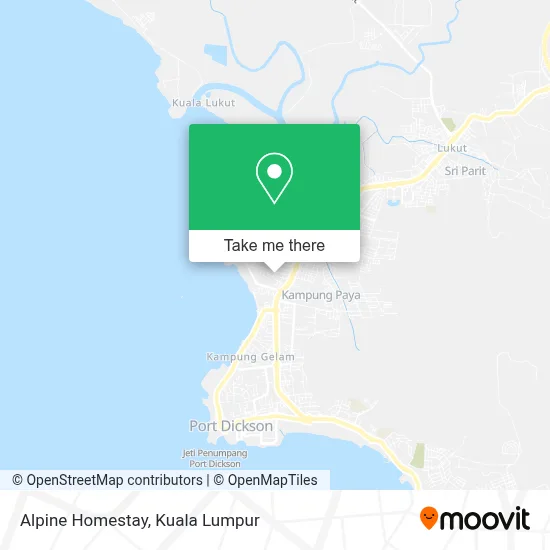 Alpine Homestay map