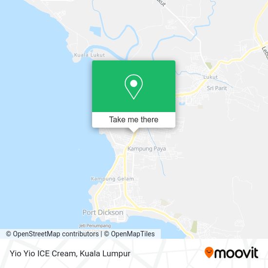 Yio Yio ICE Cream map