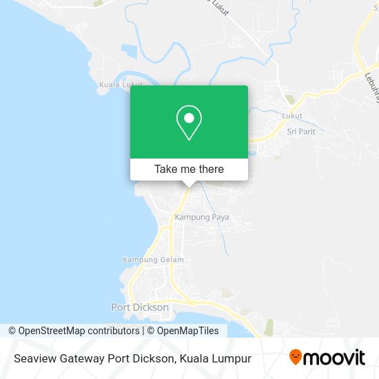 Peta Seaview Gateway Port Dickson