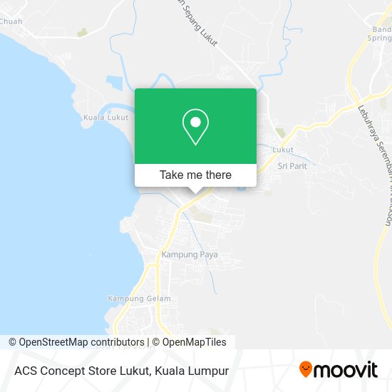 ACS Concept Store Lukut map