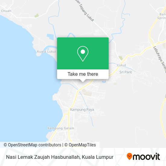 Peta Nasi Lemak Zaujah Hasbunallah