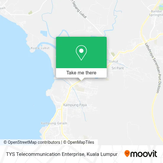 TYS Telecommunication Enterprise map