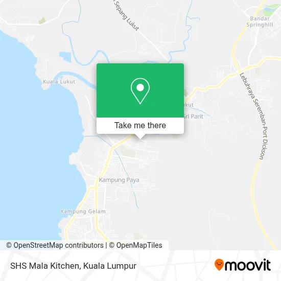 SHS Mala Kitchen map