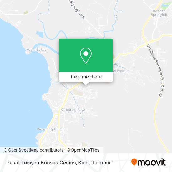 Pusat Tuisyen Brinsas Genius map