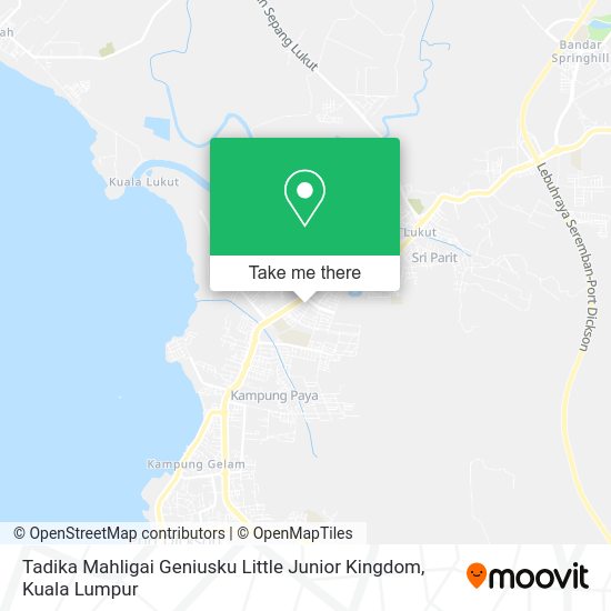 Peta Tadika Mahligai Geniusku Little Junior Kingdom