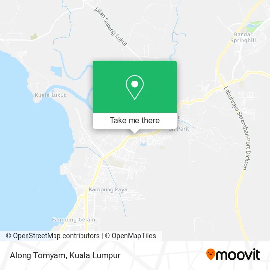 Along Tomyam map