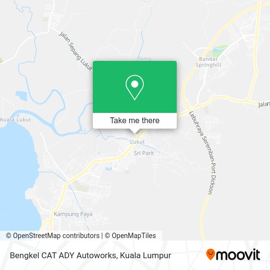 Bengkel CAT ADY Autoworks map