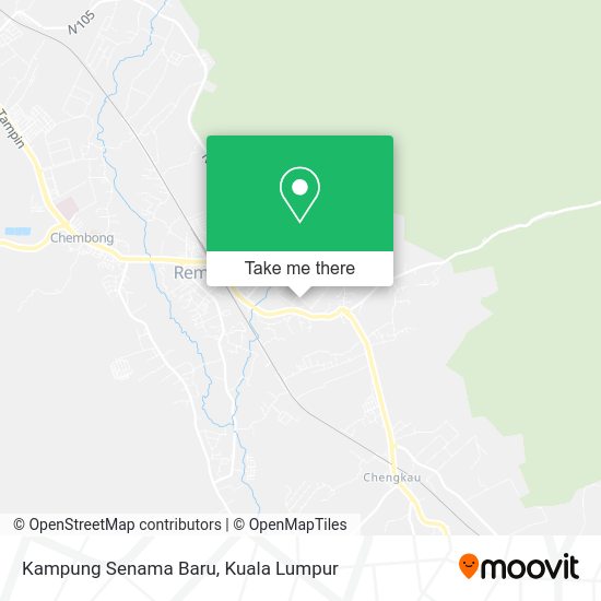 Kampung Senama Baru map