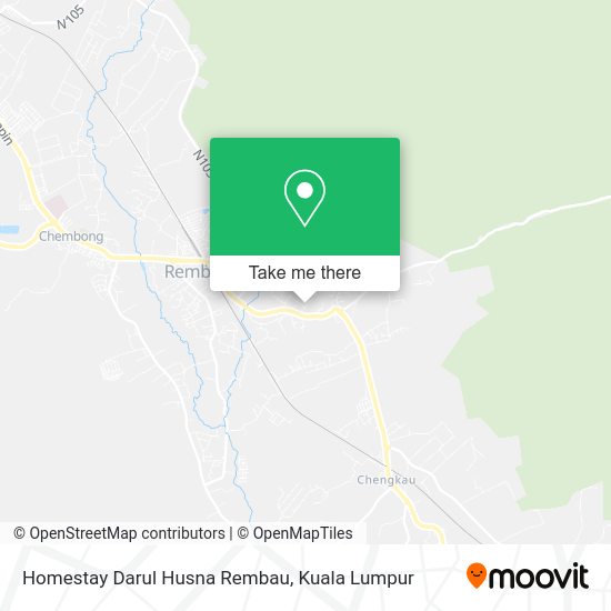 Peta Homestay Darul Husna Rembau