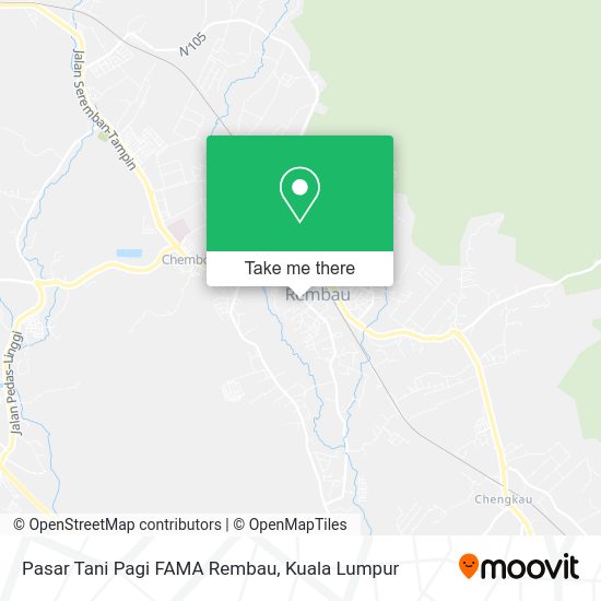 Pasar Tani Pagi FAMA Rembau map
