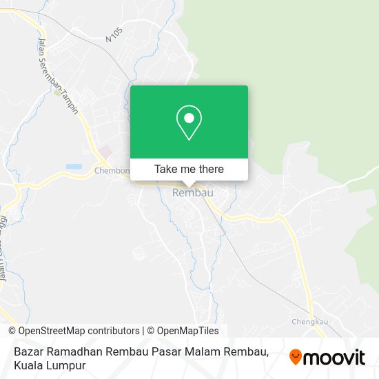 Peta Bazar Ramadhan Rembau Pasar Malam Rembau