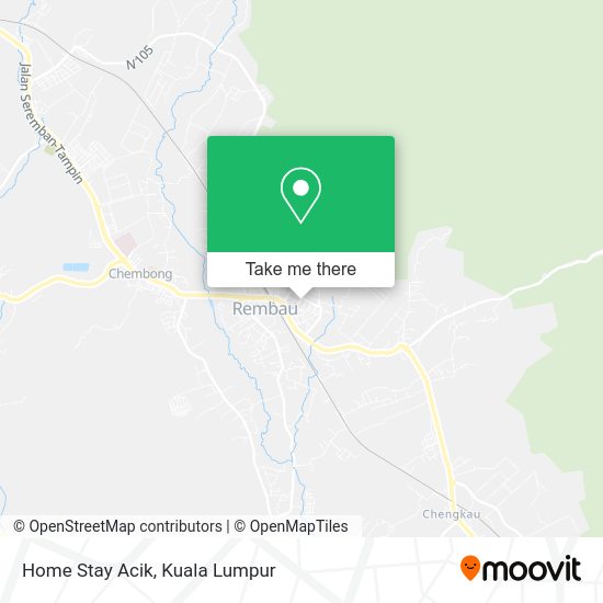 Peta Home Stay Acik