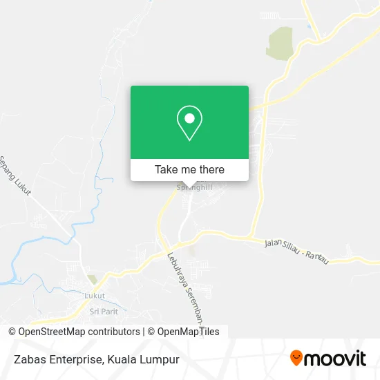 Zabas Enterprise map