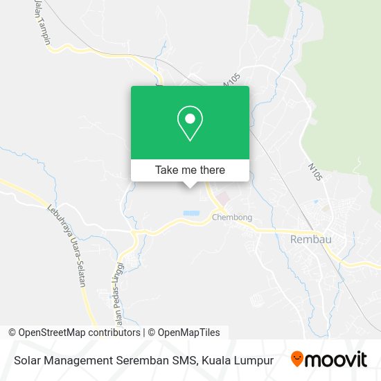 Solar Management Seremban SMS map