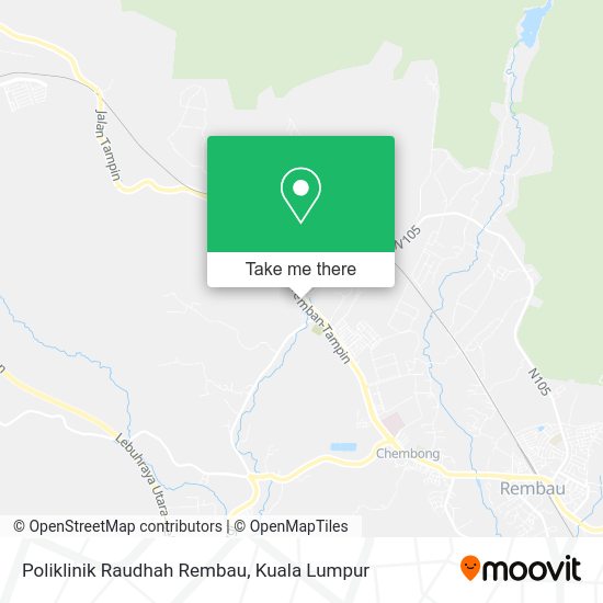 Poliklinik Raudhah Rembau map