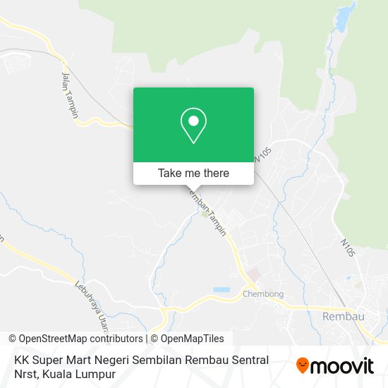 KK Super Mart Negeri Sembilan Rembau Sentral Nrst map